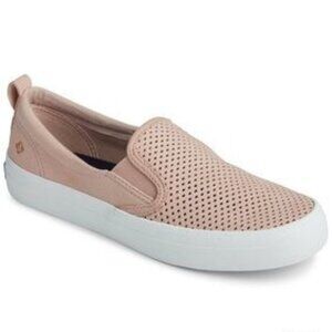 Sperry Top-Sider Crest Twin Gore Perforated Slip-On Sneaker in Rose Dust